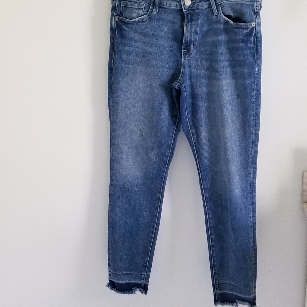 Old Navy rockstar blue ankle jeans mid rise 10R